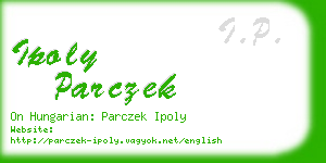 ipoly parczek business card